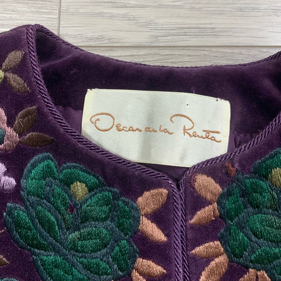 Oscar de la Renta Vintage Embroidered Blazer Jacket - Picture 8 of 16